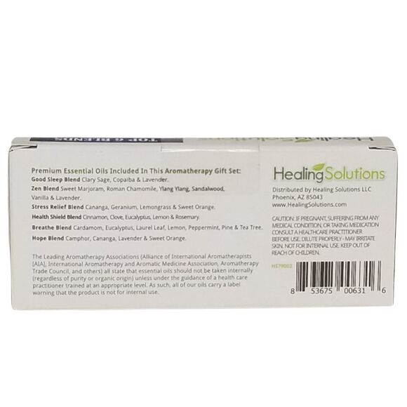 Healing Solutions Essential Oil Top Blends Gift Set Pack Of 6 - Picture 4 of 5